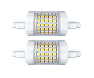 QLEE Dimmable 12w R7s Led Bulb 78mm Daylight 150w Equivalent Halogen Light 3.1" Double Ended J Base T3 R7s 150w 120v Flooding Light Reading Working Security Floor Lamp Daylight 2PCS…