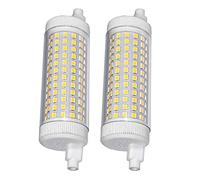 QLEE Led R7s 118mm 20w Dimmable Light Double Ended J J118 4.7" 2500lm Equivalent 200w Halogen Tungsten Warm White 3000k Floodlight Working Light Garage Landscape Lighting 2PCS…