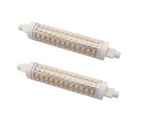 QLEE R7S LED Bulb 118MM 12W J118 T3 Led Flood Light Equivalent 150w Halogen Wall Sconce Floor Light j-Type Linear Double Ended Banker Light 360º Beam Angle 3000k Warm White Not Dimmable,2 Pack