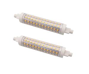 QLEE R7S LED Bulb 118MM 12W J118 T3 Led Flood Light Equivalent 150w Halogen Wall Sconce Floor Light j-type Linear Double Ended Banker Light 360º Beam Angle 3000k Warm White Not Dimmable,2 Pack