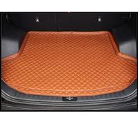 QLEQMZTV Car Boot Mat Liner for Renault 5 E-Tech 2024, Tailored Rear Trunk Liner Cargo Tray Non-Slip with Raised Edges Protector Pad Luggage Carpets Interior Accessories,E/Brown