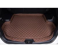 QLEQMZTV Car Leather Boot Liner for Genesis GV70 Electric 2021-2023 2024, Tailored Rear Trunk Cargo Tray Liners Waterproof Carpet Anti-Slip Protector Pad Luggage Pad Interior Accessories,Coffee
