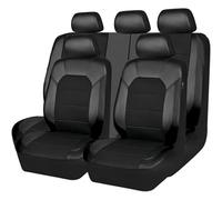 QLEQMZTV Leather Car Seat Covers Full Set for Toyota Aygo X AB70 2021 2022 2023 2024 2025, Full Surround Seat Cushion Covers Waterproof Breathable Comfortable Front Rear Seat Protector Accessories