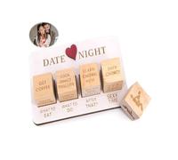 QLEUIFT Dice for Couples, Date Night Dice for Couples, Valentine's Day, Romantic Couple Dice Set, Night, Funny Date Night Ideas, Couple Game Set, Funny Gift for Valentine's Day, Anniversary, Birthday