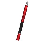QLGD Text Engraving Stylus Disc Touch Pen 2 in 1 Universal Touch Pen for Tablet 100% Compatible with All Standard Tablets Smartphones (Red)