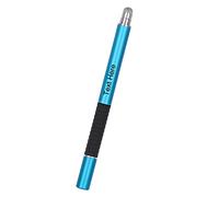 QLGD Text Engraving Stylus Disc Touch Pen 2 in 1 Universal Touch Pen for Tablet 100% Compatible with All Standard Tablets Smartphones (Light Blue)