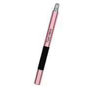 QLGD Text Engraving Stylus Disc Touch Pen 2 in 1 Universal Touch Pen for Tablet 100% Compatible with All Standard Tablets Smartphones (Rose Gold)