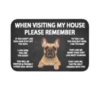 QLGLK Yorkshire Terrier Doormat Inside Floor Mats Rugs Carpet for Living Room Bedroom Office Dorm Home Decor (50X80CM)