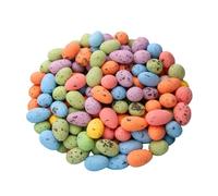 QLHNGUZ 100 Pcs Easter Mini Egg, Foam Bird Fake Eggs, Speckled Pastel Toy Eggs Bulks, Artificial Egg For Crafts, DIY, Ornaments, Easter Party, Decorations, Photo Props (Multicolor)