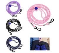 QLHNGUZ 4 Pcs Mitten Clips, Gloves Straps Adjustable Glove Clips Mittens Strings Neck Hanger Ropes for for Toddler Kids Adults