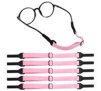 QLHNGUZ 5 Pcs Adjustable Eyeglasses Strap, No Tail Spectacle Straps, Sport Glasses Straps Kid's Eyewear Holder Strap For Glasses, Sunglasses