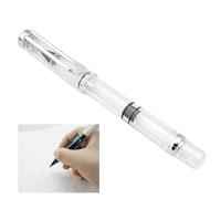 QLHNGUZ Fountain Pens, Piston-filled Flexible Brush Tip, Fountain Pen Refillable Retractable Brush Pens for Calligraphy Sketching Painting Drawing Journaling Beginners and Artists 1 Pc