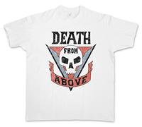 QLKNSC Death from Above White Yellow Black Red Mens Women T Shirt 100% Cotton Rico's Tattoo Starship Roughnecks Rico Trooper Squad(XX-Large)