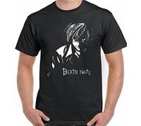 QLKNSC Death Note T Shirt Japanese Anime Manga Kira Ryuk Yagami Light Shinigami Mens(XX-Large)