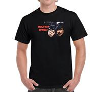 QLKNSC Death Wish Charles Bronson Icon Fan T-Shirt(Small)