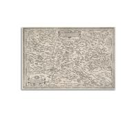 QLLS Europe Romania Transylvania Vintage Map Poster Decorative Canvas Family Bedroom Artwork Picture Painting 20x30inch(50x75cm)