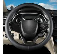 QLLUYTR Car Steering Wheel Cover for Ford F-150 Lightning Super Duty Mustang Mach-E Explorer Escape Ranger Bronco Maverick, Universal Standard Size 14.5-15 inch Black Car Wheel Protector