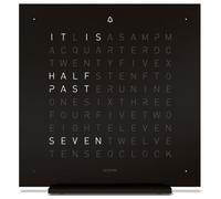 QLOCKTWO Earth 13.5 Deep Black Table Clock Watch