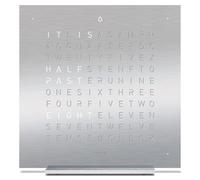 QLOCKTWO Earth 13.5 Full Metal Table Clock Watch