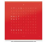 QLOCKTWO Earth 13.5 Pure Cherry Cake Table Clock Watch QLK-080