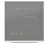 QLOCKTWO Earth 13.5 Pure Earl Grey Tea Table Clock Watch QLK-078