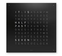 QLOCKTWO Earth 45 Black Pepper Wall Clock Watch