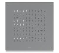 QLOCKTWO Earth 45 Grey Pepper Wall Clock Watch QLK-041
