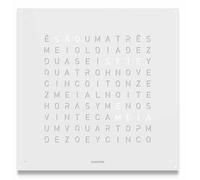 QLOCKTWO Earth 90 White Pepper Wall Clock Watch