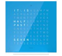 Qlocktwo T4PENBC-UK Earth 13.5 Pure Blue Candy Collection Desk Clock