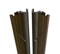 Qlon Flexible Around Door Seal Draught proofing ADS Strip Stormguard Brown Around Door Seal Draught excluder Weather proofing. Size 4 ×1028 mm and 1 x 914 mm.