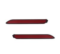 QLOREGS Car Bumper Reflector Compatible With Lexus For RC350 NX200t NX300h 2015-2020 For GX470 2003-2009 For IS-F 2008-2014 Car Rear Bumper Reflector Fog Lamp(Red Lens)