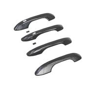 QLOREGS car Door Handle Cover Compatible with Hyundai for Cantus for Creta for Ix25 2020 2021 External Door Handle Cover Car Decoration Accessories(Carbon Fiber)