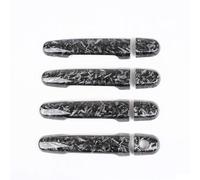 QLOREGS car Door Handle Cover Compatible with Subaru for Justy for Dex 2003 2004 2005 2006 2007 2008 2009 2010 2011 2012 2013 Car Door Handle Cover Trim Accessories(Forged 1 Keyhole)