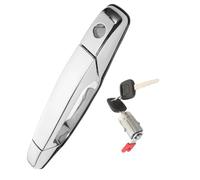 QLOREGS Car Handle Parts Compatible with Chevrolet for Silverado 2007 2008 2009 2010 2011 2012 2013 Replacement Car Exterior Front Left Side Door Handle