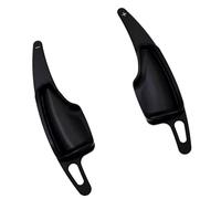 QLOREGS Compatible with Chevrolet for Camaro 2016-2020 for Corvette C7 2015 2016 2017 2018 2019 Steering Wheel Paddle Shifters Extension Trim Paddle Shifter Kit(Black)