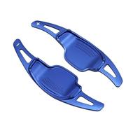 QLOREGS Compatible with Opel for Vauxhall for Insignia 2015 2016 2017 2018 2011 2012 2013 2014 Steering Wheel Shift Paddles Extension Shifters Stickers Paddle Shifter Kit(Blue)