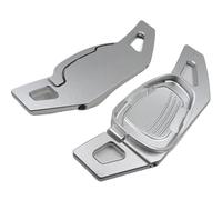 QLOREGS Shift Paddle Shifters Compatible with A3 A4 A4L A5 A6 A7 A8 Q3 Q5 Q7 S3 R8 Aluminium Car Steering Wheel Shift Paddle Shifter Red Silver Black Color Interior Refit 2pcs(Red)