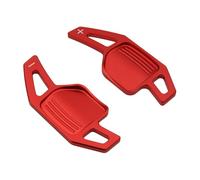 QLOREGS Shift Paddle Shifters Compatible with A5 S5 RS5 8T 8F 2007 2008 2009 2010 2011 Steering Wheel Paddle Shifter Car Steering Wheel Gear Extend Accessories(Red)