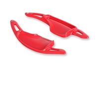 QLOREGS Shift Paddle Shifters Compatible with Chevrolet for Camaro 2016 2017 2018 2019 2020 2021 2022 2023 Car Paddle Shifters Steering Wheel Shift Paddles Decoration Trim(Red)