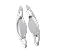 QLOREGS Shift Paddle Shifters Compatible with Civic 11th 2022 2023 for Accord 2023 2024 Aluminum Steering Wheel Paddle Shifter Extension Stickers Styling Accessories 2pcs(Silver)