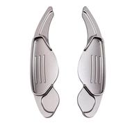 QLOREGS Shift Paddle Shifters Compatible with Jaguar for XF 2011 2012 2013 2014 2015 2016 for XJ 2010 2011 2012 2013 2014 2015 2016 2017 2X Car Steering Wheel Paddle Shifter(Gray)