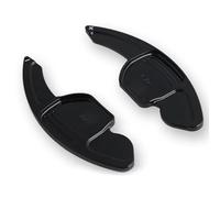 QLOREGS Shift Paddle Shifters Compatible with Q5 2013 2014 2015 2016 for Q7 2011 2012 2013 2014 2015 Car Paddle Shifters Steering Wheel Shift Paddles Decoration Trim(Black)