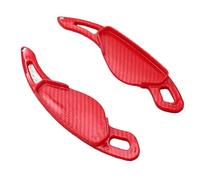 QLOREGS Shift Paddle Shifters Compatible with Range for Rover for Sport 2010 2011 2012 2013 2014 2015 2016 2017 2018 2019 2020 2021 2022 Car Shift Paddle Steering Wheel Paddle(Carbon Fiber Red)