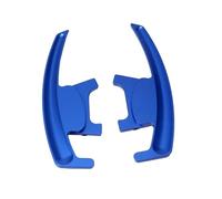 QLOREGS Shift Paddle Shifters Compatible with VW for Golf 7 for R-line for Golf 7 for GTI 2015 2016 2017 2018 2019 Aluminum Shifter Paddle Extension 2X Paddle Shifter Steering(Blue)