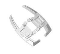 QLOREGS Shift Paddle Shifters Compatible with VW for Golf 7 for R-line for Golf 7 for GTI 2015 2016 2017 2018 2019 Aluminum Shifter Paddle Extension 2X Paddle Shifter Steering(Silver)