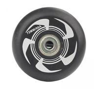 QLoztyse 2 Pieces Inline Roller Skate Wheel with ABEC Replacement Wheel Training Wheel Hockey Wheel PU 90A Hardness for Outdoor Indoor Daily Practic, 5 Pcs