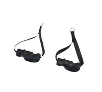 QLoztyse 2x Exercise Handles Exercise Attachment Anti Slip Men Women Adult Resistance Bands Exercise Handles for Cable Machine Pulleys, Style A