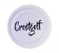 QLoztyse 2xFlat Shaped Golf Ball Golf Practice Adult Equipment Improve Accuracy Golf Training Putting Accuracy for Driving Range