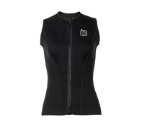 QLoztyse 3mm Women's Wetsuit Top, Surf Tops, Quick- Swimsuit, Decorative Minimalist Wetsuit, Sleeveless Diving Vest, XL