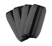 QLoztyse 4 Pieces Horse Fly Boots Leg Wraps Breathable Nylon Non Slip Easy Maintenance Ventilated Design Suitable for Prevent Horse Riding, Black